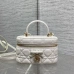 Dior Cannage Vanity Makeup Bag with Handle #A66096