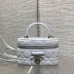 Dior Cannage Vanity Makeup Bag with Handle #A66096