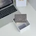Dior Caro Glycine Wallet S4206 Grey 11x2.5x7.5cm #A62935