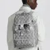 D-ior Geometric Pattern Backpacks In Dual Tones For Contemporary Luxury And Functionality Description #A50074