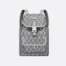 D-ior Geometric Pattern Backpacks In Dual Tones For Contemporary Luxury And Functionality Description #A50074