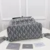 D-ior Geometric Pattern Backpacks In Dual Tones For Contemporary Luxury And Functionality Description #A50074