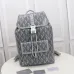 D-ior Geometric Pattern Backpacks In Dual Tones For Contemporary Luxury And Functionality Description #A50074