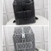 D-ior Geometric Pattern Backpacks In Dual Tones For Contemporary Luxury And Functionality Description #A50074