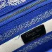 D-ior Lady D - Lite Bag With Blue Toile De Jouy Print And Branded Strap size:24×20×11cm #A53708