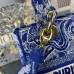 D-ior Lady D - Lite Bag With Blue Toile De Jouy Print And Branded Strap size:24×20×11cm #A53708