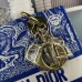 D-ior Lady D - Lite Bag With Blue Toile De Jouy Print And Branded Strap size:24×20×11cm #A53708