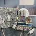 D-ior Lady D - Lite Bag With Floral Embroidery And Branded Strap size:24×20×11cm #A53711