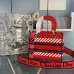 D-ior Lady D - Lite Bag With Floral Embroidery And Branded Strap size:24×20×11cm #A53711