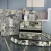 D-ior Lady D - Lite Bag With Floral Embroidery And Branded Strap size:24×20×11cm #A53711