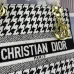 D-ior Lady D - Lite Bag With Houndstooth Print And Branded Strap size:24×20×11cm #A53713