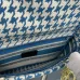 D-ior Lady D - Lite Bag With Houndstooth Print And Branded Strap size:24×20×11cm #A53713