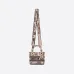 D-ior Lady D - Lite Bag With Floral Jacquard And Branded Strap size:17×15×7cm #A53705