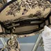 D-ior Lady D - Lite Bag With Floral Jacquard And Branded Strap size:17×15×7cm #A53705