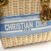 D-ior Wicker Handbags With Branded Straps In Varied Colorways size:24×20×11cm #A53707