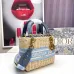 D-ior Wicker Handbags With Branded Straps In Varied Colorways size:24×20×11cm #A53707