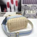 D-ior Wicker Handbags With Branded Straps In Varied Colorways size:24×20×11cm #A53707