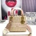 D-ior Wicker Handbags With Branded Straps In Varied Colorways size:24×20×11cm #A53707