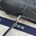 D-ior Hit The Road Leather Messenger Bag With Signature Monogram Embossing size:24×18×8cm #A53669