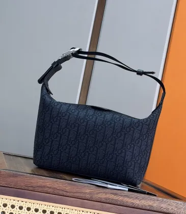 Dior Jett Oblique Jacquard Shoulder Bag CD Logo Adjustable Strap Mini Handbag #A65967
