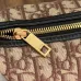 Dior Jett Vintage Oblique Jacquard Shoulder Bag Gold CD Buckle Mini Underarm Handbag #A65968