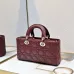 D-ior Lady D-Joy Handbag Wine #A57295