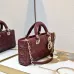 D-ior Lady D-Joy Handbag Wine #A57295