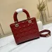 D-ior Lady Handbags Black/Wine/Red/White #A57293
