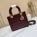 D-ior Lady Handbags Black/Wine/Red/White #A57293