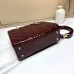 D-ior Lady Handbags Black/Wine/Red/White #A57293