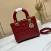 D-ior Lady Handbags Black/Wine/Red/White #A57293