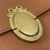 Dior Medaillon Leather Crossbody Saddle Bag 3922 23×16×6.5cm #B69353