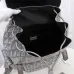 D-ior Gray Patterned Backpack With Functional Pockets And Adjustable Straps size:43×51×20cm #A54103