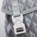 D-ior Gray Patterned Backpack With Functional Pockets And Adjustable Straps size:43×51×20cm #A54103
