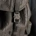 D-ior Men's Grey Embossed Leather Backpack with Signature Hardware - Luxury Fashion for Urban &amp; Travel Essentials A205 #A57316