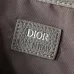D-ior Men's Grey Embossed Leather Backpack with Signature Hardware - Luxury Fashion for Urban &amp; Travel Essentials A205 #A57316