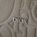 D-ior Men's Grey Embossed Leather Backpack with Signature Hardware - Luxury Fashion for Urban &amp; Travel Essentials A205 #A57316