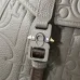 D-ior Men's Grey Embossed Leather Backpack with Signature Hardware - Luxury Fashion for Urban &amp; Travel Essentials A205 #A57316