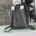D-ior Men's Grey Oblique Canvas &amp; Grained Leather Backpack - Stylish Luxury for Daily &amp; Travel Use H870 #A57315