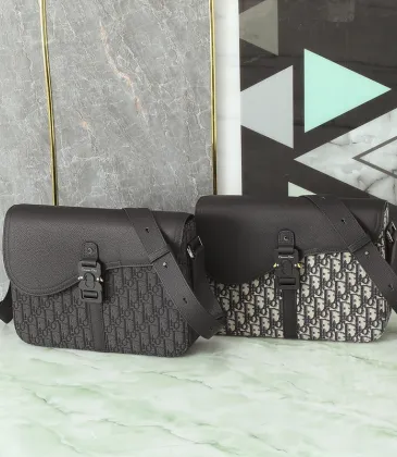 D-ior Oblique Pattern Messenger Bags With Contrast Leather Details For Stylish Functionality #A50068