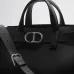 Dior Normandie Black Grained Calfskin Tote Bag 38×29×16cm #A65024