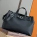 Dior Normandie Black Grained Calfskin Tote Bag 38×29×16cm #A65024