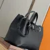 Dior Normandie Black Grained Calfskin Tote Bag 38×29×16cm #A65024