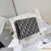 D-ior Zip - Around Wallet In Signature Oblique Pattern With Luxurious Packaging #A50109