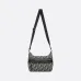 D-ior Oblique Pattern Hobo Bag With Leather Accent For Timeless Chic size:25×22×9cm #A54064