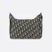 D-ior Oblique Pattern Hobo Bag With Leather Accent For Timeless Chic size:25×22×9cm #A54064
