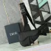 D-ior Embossed Pattern Saddle Bags In Black And Gray For Sophisticated Accessorizing #A50069