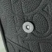 D-ior Embossed Pattern Saddle Bags In Black And Gray For Sophisticated Accessorizing #A50069