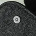 D-ior Embossed Pattern Saddle Bags In Black And Gray For Sophisticated Accessorizing #A50069