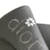 D-ior Black Leather Saddle Bag With Floral Accent And Adjustable Strap For Chic Styling #A50070